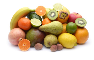 Assortment of exotic fruits