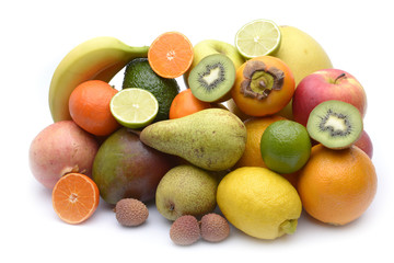 Assortment of exotic fruits