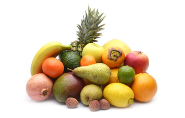 Obraz na płótnie Canvas Assortment of exotic fruits