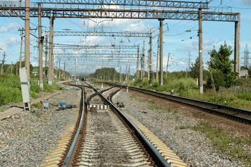 Fototapeta premium way railway