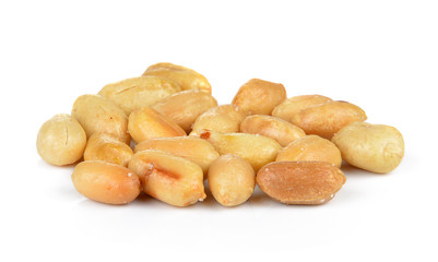 peanut on white background