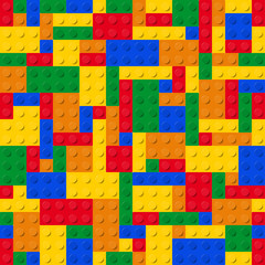 blocks - bricks vector seamless background