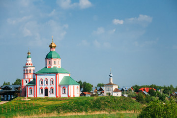 Fototapeta na wymiar Church of Elijah the Prophet. Elias Church - church in Suzdal