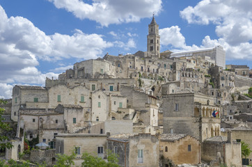 Fototapeta na wymiar Ancient town of Matera in Basilicata, southern Italy