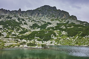 Amazing Panorama of Samodivski Lakes and Dzhangal Peak, Pirin Mountain, bulgaria