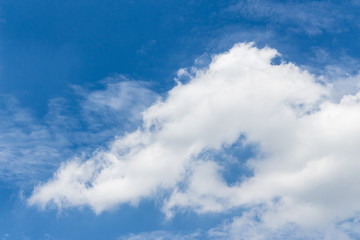 blue sky background with white clouds