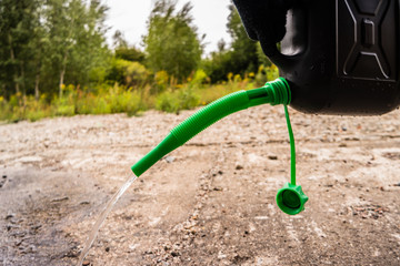 Brandstifter mit Kanister