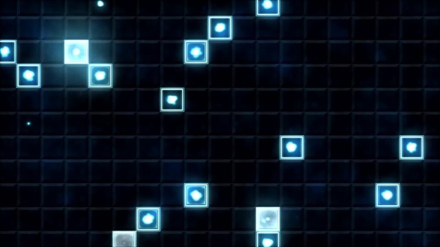 Tiled Background and Light Animation - Loop Blue