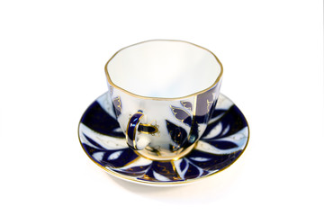Set of a cup and saucer