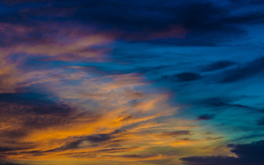  twilight sky and cloud