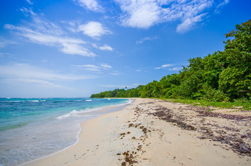 Isla Zapatilla at Bocas del Toro Province in Panama