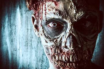 close-up zombie