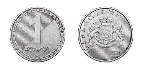 Coin 1 GEL Republic of Georgia