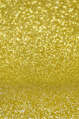 defocused abstract golden lights background