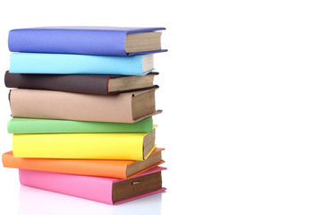 books on a white background