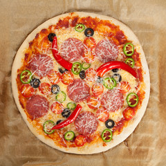 Delicious home made pizza