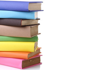 books on a white background