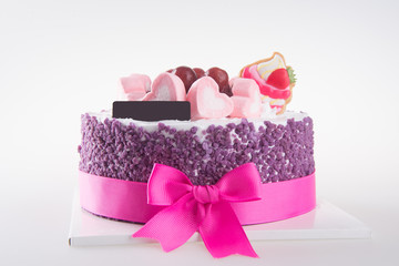 cake. ice cream cake on background