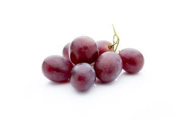 Grape on the white background. Fresh  berry.