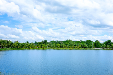 City park at Bung Ta Lua Water Park Nakhon Ratchasima, Thailand