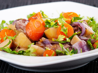 Beef stew with vegetables
