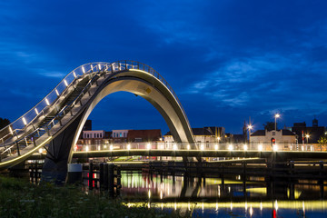 Melkweg Bridge in Purmerend,Netherlands