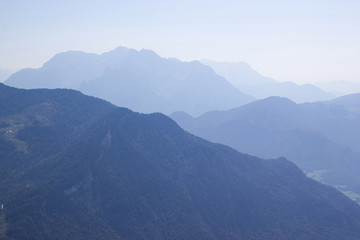 a beautiful view of the austrian Alps