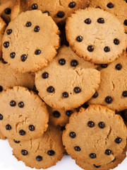 Homemade cocoa cookies