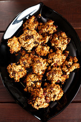Homemade musli cookies