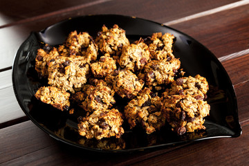 Homemade musli cookies
