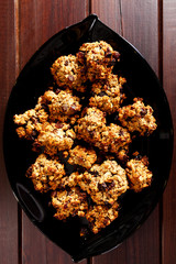 Homemade musli cookies