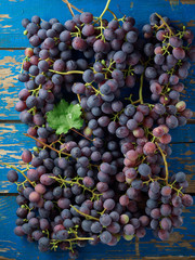 Dark grapes