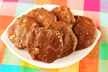 Homemade chocolate cookies