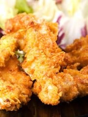 Crispy fried chicken