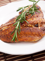 Baked salmon