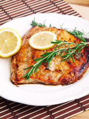 Baked salmon