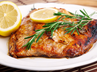 Baked salmon