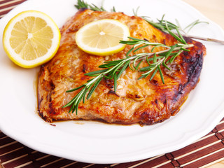 Baked salmon
