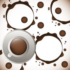 Coffee splash  design 
