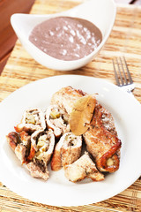 Pork roulades