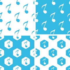 Eighth note patterns set