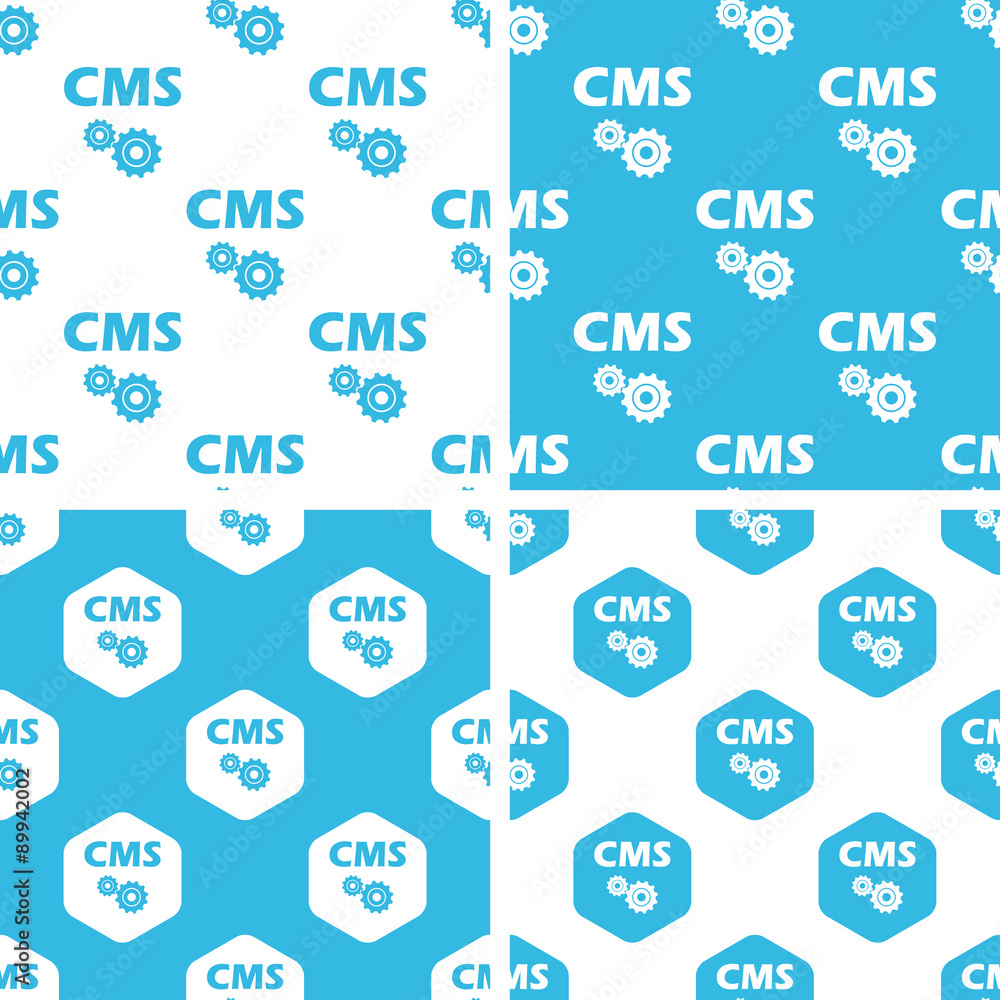 Poster cms settings patterns set