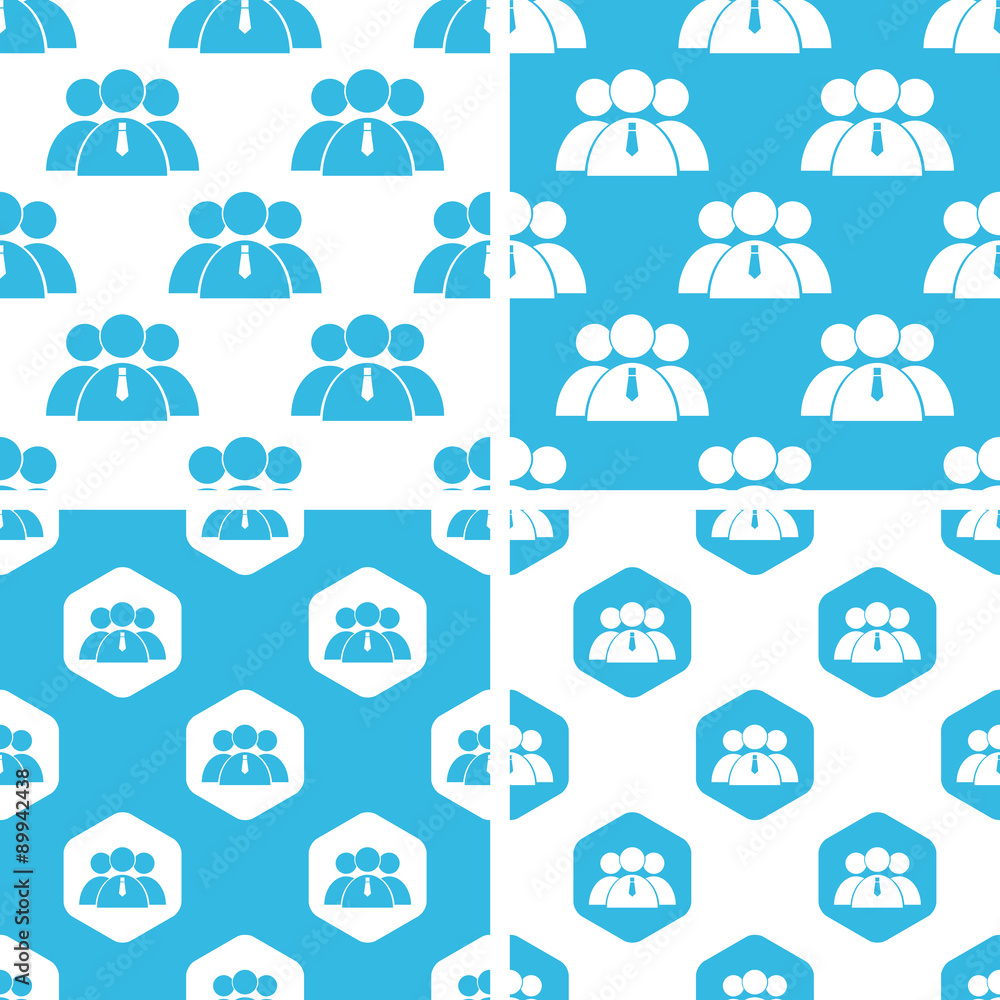 Poster user group patterns set