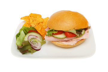 Ham roll salad