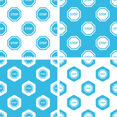 STOP sign patterns set
