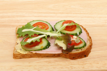 Open sandwich