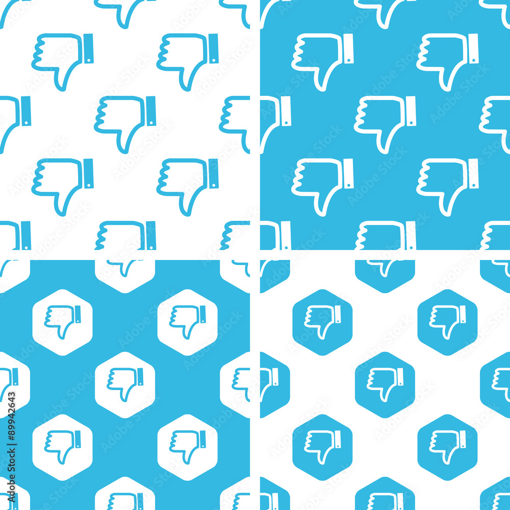 Poster dislike patterns set