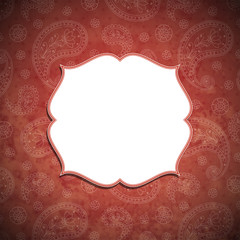 Frame in the Indian style