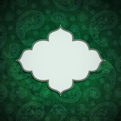 Frame in the Indian style