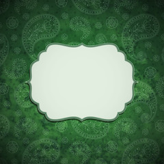 Frame in the Indian style